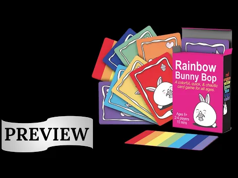 Rainbow Bunny Bop Card Game: Preview (GAMA Expo 2023)