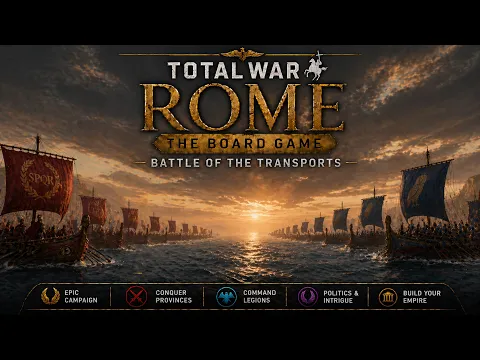 Rome Total War: The Board Game - Naval Battle - Transports - Early Stage