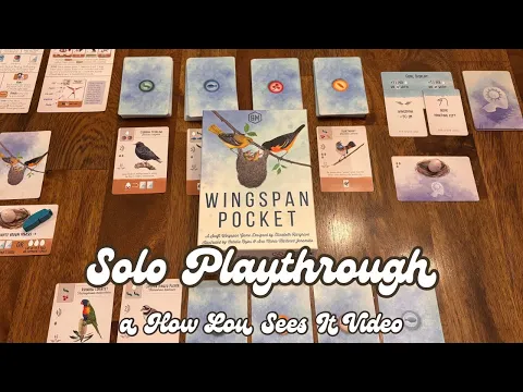 Wingspan Pocket Solo Playthrough