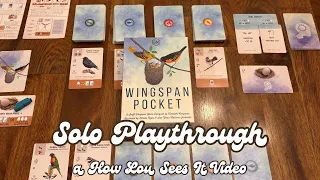 Wingspan Pocket Solo Playthrough