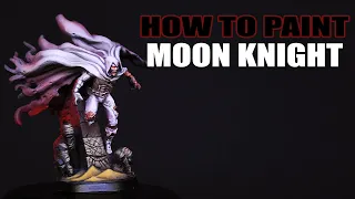 How to Paint Zombie Moon Knight - Marvel Zombies