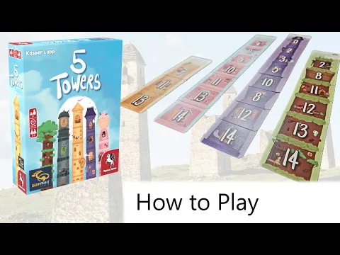 5 Towers - Board Game Rules - how to play