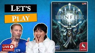 How to Play BONFIRE - Board Game Live Playthough  #74