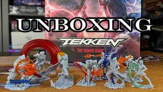 All the Miniatures! Unboxing Tekken the Board Game by Go On Board - Prototype