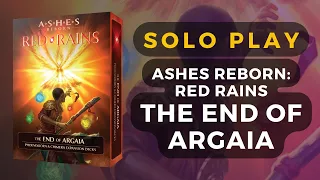 Ashes Reborn: Red Rains - The End of Argaia Board Game Solo Playthrough | DaniCha