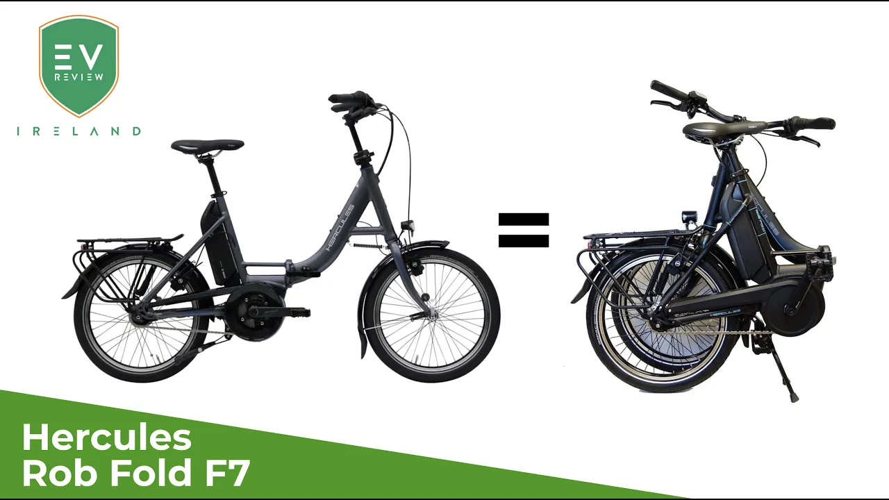 Hercules Rob Fold F7 Electric Bicycle- Full Review of this Folding e-bike, Perfect for Commuters!