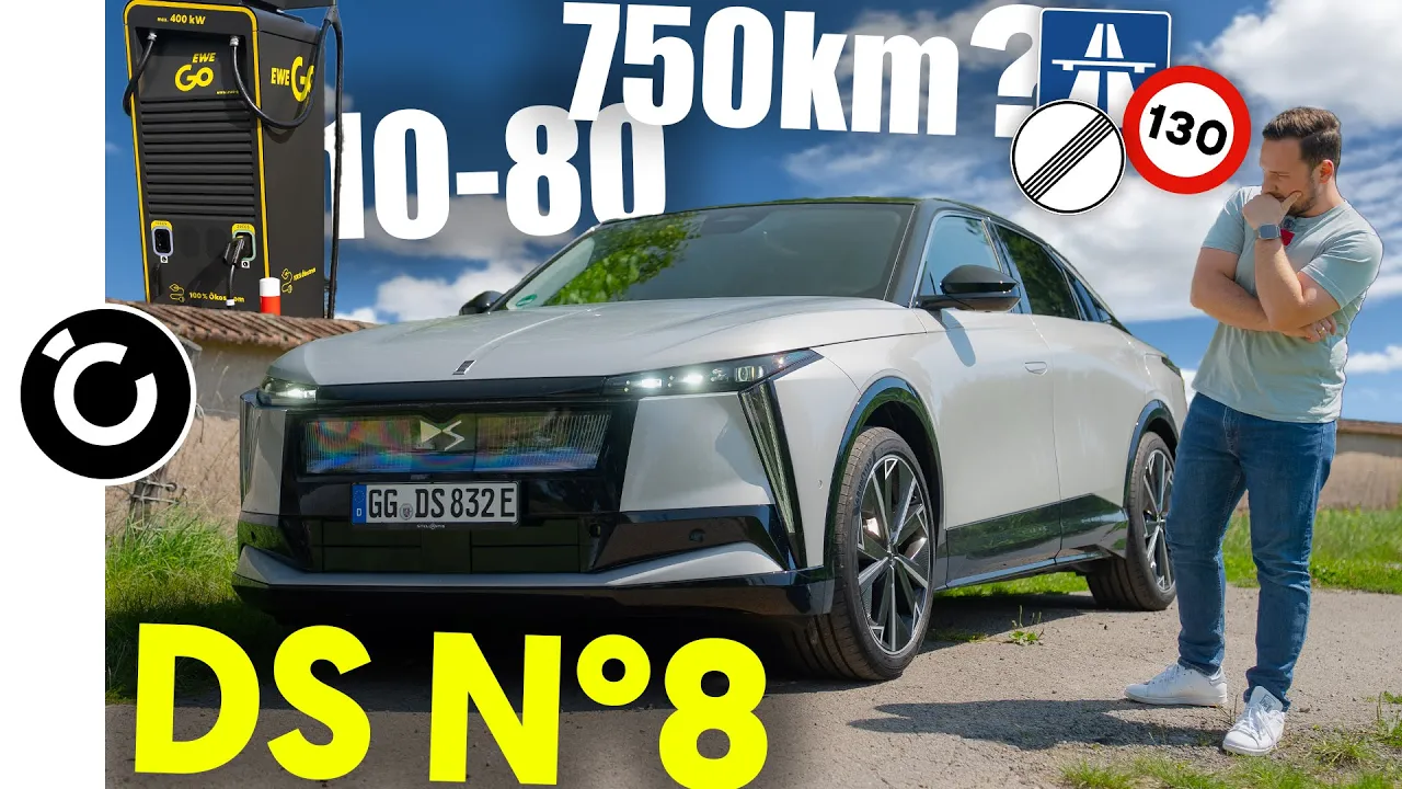 DS N°8 im ersten Test: Verbrauch, Autobahn und Laden!