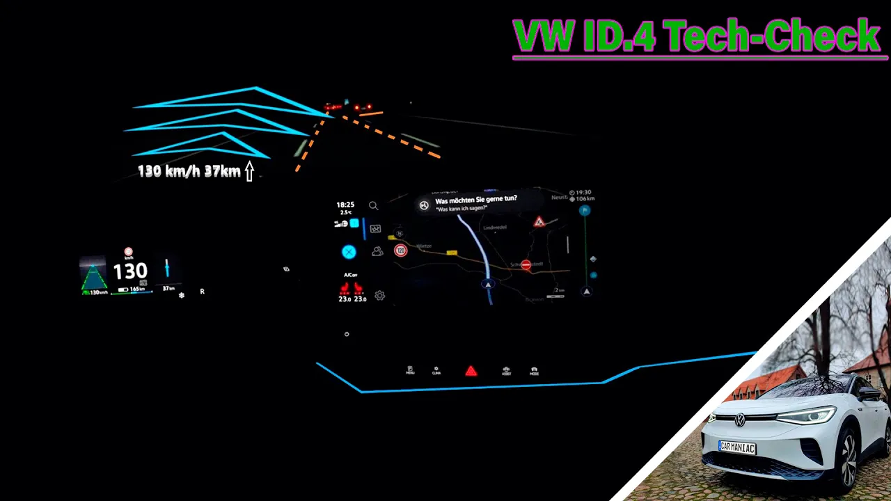 VW ID 4 : IQ Light / Augmented HeadUp / ACC + Voice Command