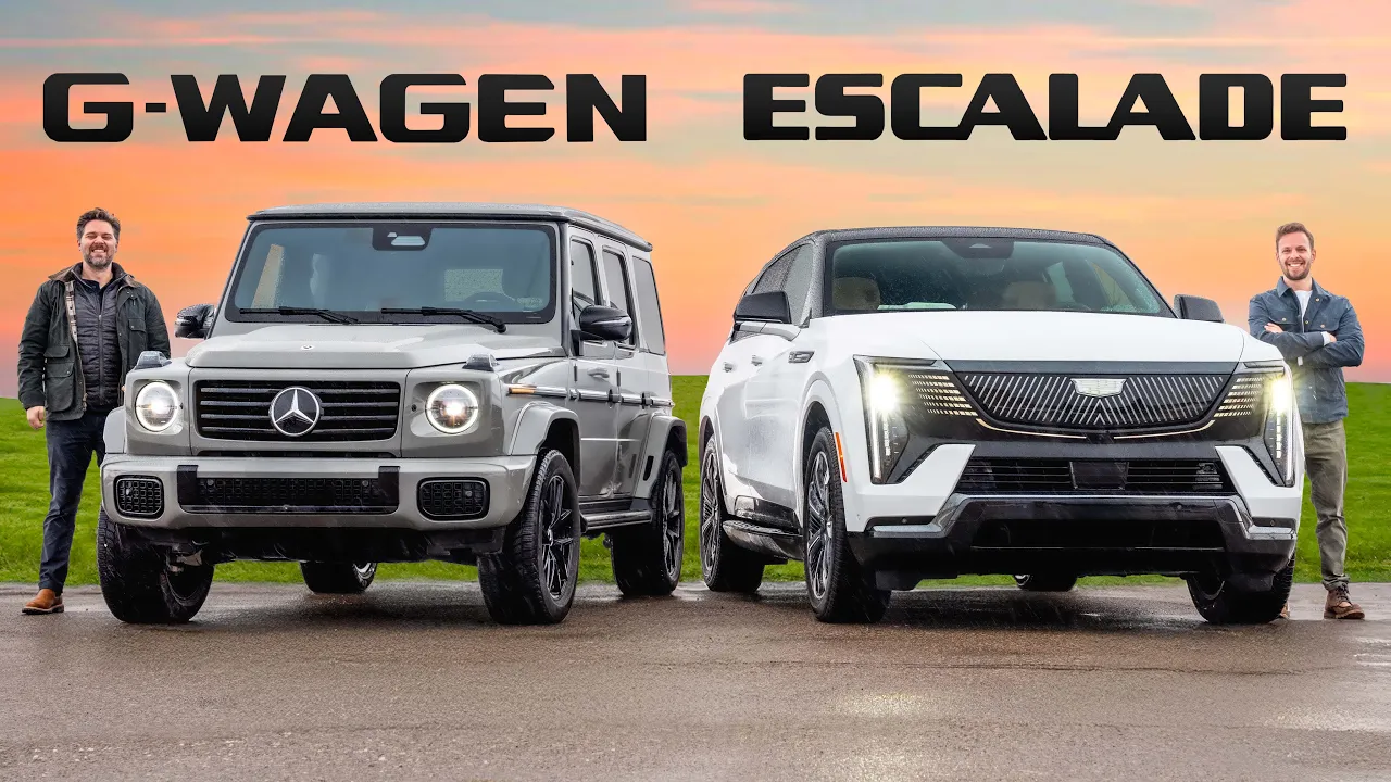 NEW Mercedes G-Class vs Escalade IQ // Battle Of The Silent Ballers