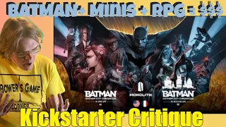 Batman : Gotham City Chronicles - Season 3 and RPG - Kickstarter Critique Review