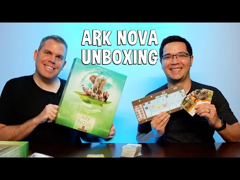 Unboxing Ark Nova - Build Your Own Zoo Board Game