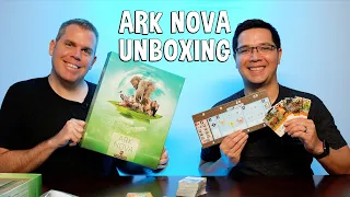 Unboxing Ark Nova - Build Your Own Zoo Board Game