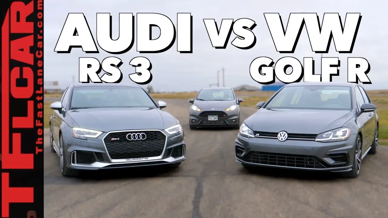 Gameshow: Is a VW Golf R Faster Than a Ford Fiesta ST...No Make That a Audi RS 3? Ep.12