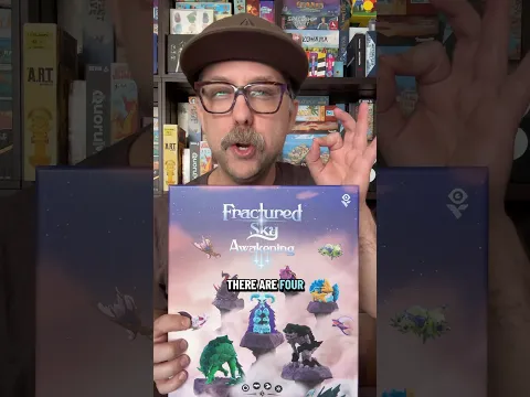Fractured Sky Awakening! #boardgames #tabletop #tabletopgames #magnets #gamenight #bluffing