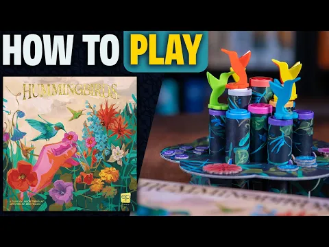 Hummingbirds | How to Play | Learn to Play in 3 Minutes! | Hidden Sand Timer Board Game Tutorial