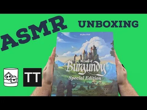 Castles of Burgundy Special Edition - Satisfying Board Game Unboxing and Cardboard Punch-out