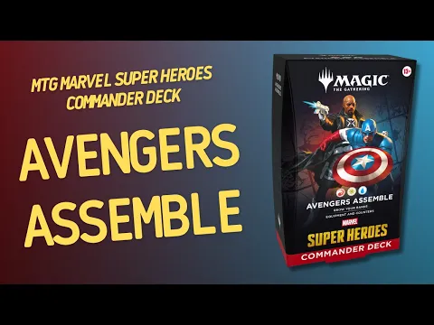 MTG Marvel Super Heroes Commander Deck Avengers Assemble | Inside with João Ricardo Ep922