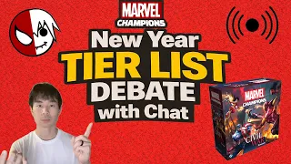 Marvel Champions Hero Tier List Debate with Chat | Ranking All 2025 Releases by Fun!