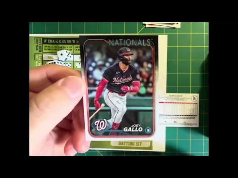 NEW PRODUCT DEMO: BASEBALL CARD GM!!