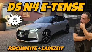 DS N4 E-Tense Reichweite - Ladezeit Verbrauch Navi Software #automobile