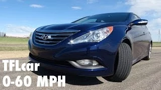 2014 Hyundai Sonata Turbo 0-60 MPH & Hot Lap Review