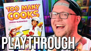 Too Many Cooks SPOIL The Broth! Board Game Playthrough!