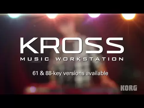 Product video thumbnail for Korg Kross88 88-Key Lightweight Music Workstation