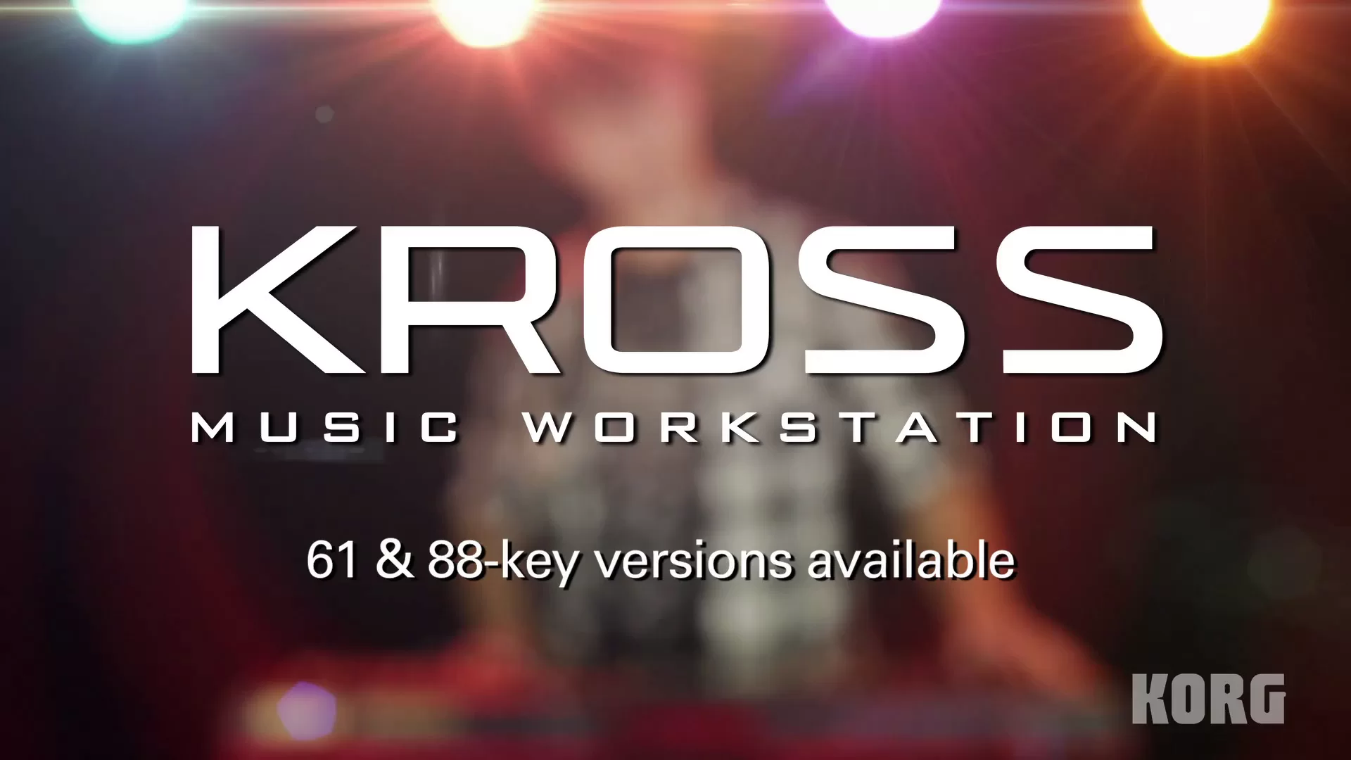 Product video thumbnail for Korg Kross61 61-Key Lightweight Music Workstation