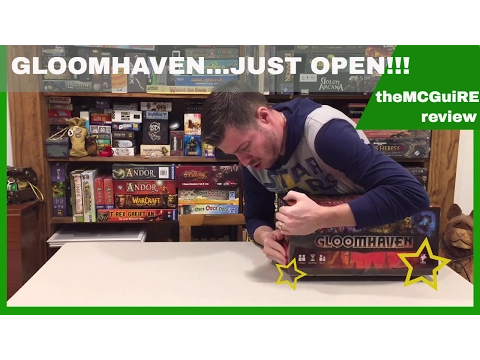 theMCGuiRE review looks at GLOOMHAVEN: KICKSTARTER UNBOXING