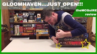 theMCGuiRE review looks at GLOOMHAVEN: KICKSTARTER UNBOXING