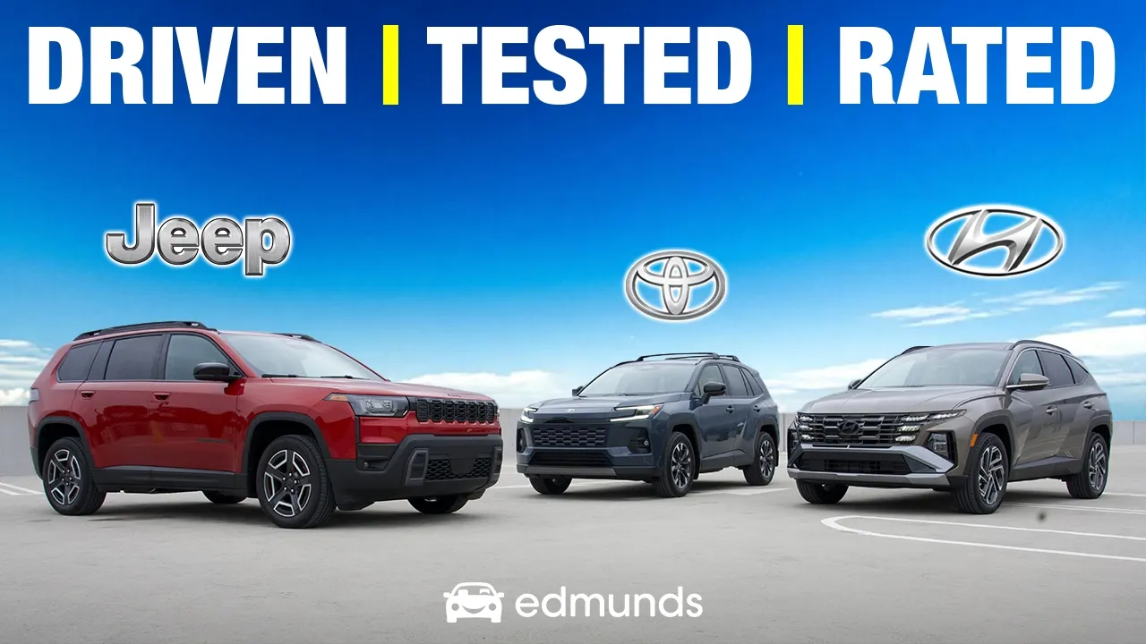 New Hybrid Jeep Tested: Jeep Cherokee vs. Hyundai Tucson vs. Toyota RAV4