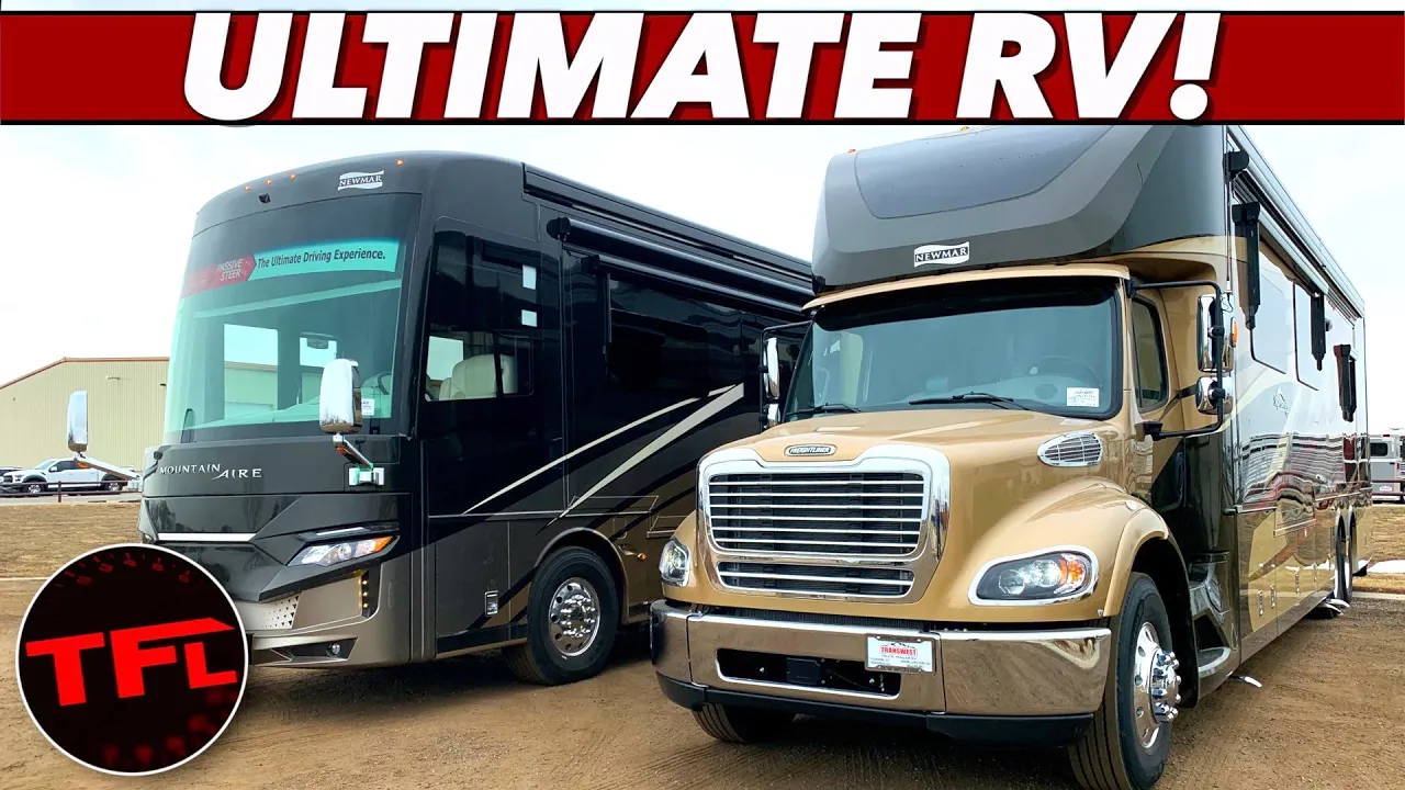 Semi Truck RV or Tour Bus? One Of These $600,000+ Motor Homes Is the Ultimate Land Yacht!