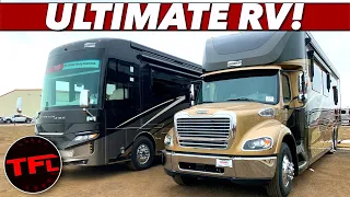 Semi Truck RV or Tour Bus? One Of These $600,000+ Motor Homes Is the Ultimate Land Yacht!