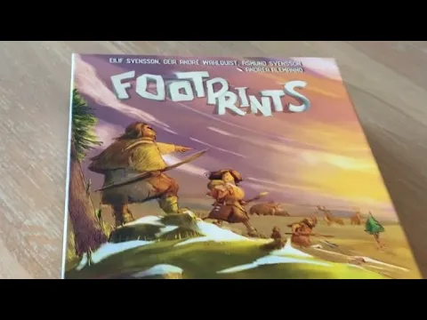 Footprints board game - a visual presentation