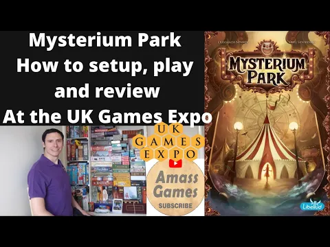 Mysterium Park - how to setup, play and review at the UK Games Expo * Amass Games * UKGE