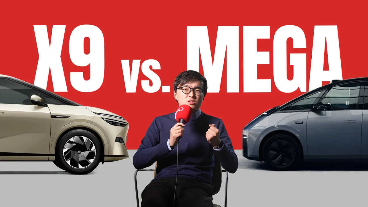 Both Huge, But Different - XPeng X9 vs. Li Auto MEGA First Look