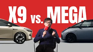 Both Huge, But Different - XPeng X9 vs. Li Auto MEGA First Look