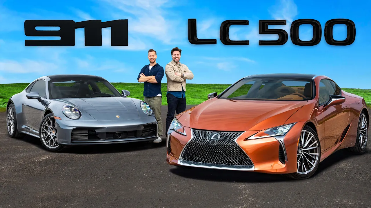 2026 Lexus LC500 vs Porsche 911 // Thunder Meets Lightning