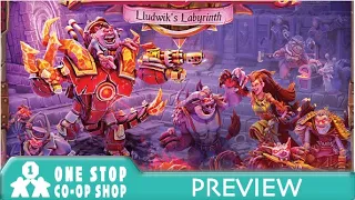 Valor & Villainy: Lludwik's Labyrinth | 1st Play & Impressions | with Peter, Mike & Jerry