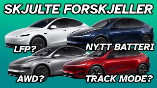Hvilken Model Y bør du egentlig velge? Den ultimate 2026 Model Y-guiden!