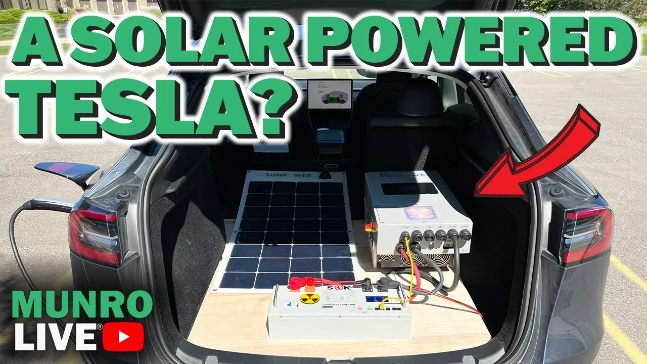 Solar Powered Tesla Cannonball Run