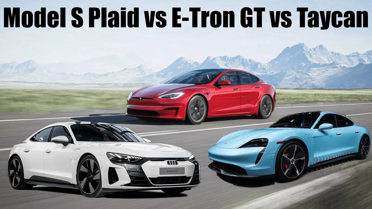 Tesla Model S Plaid vs Audi E Tron GT vs Porsche Taycan... should you even compare them?