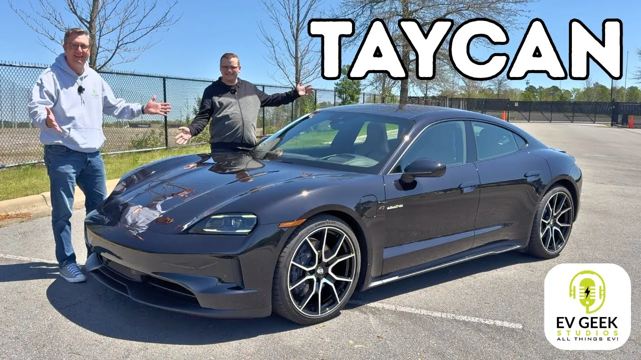 This EV is a MONSTER! 2025 Porsche Taycan RWD First Drive and Review