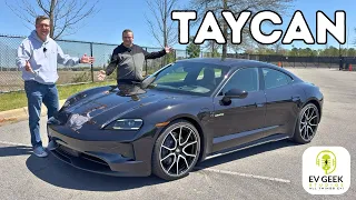 This EV is a MONSTER! 2025 Porsche Taycan RWD First Drive and Review