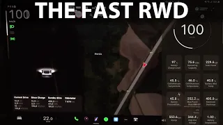 Tesla Model 3 LR RWD Highland acceleration, braking and noise test