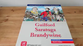 Guilford, Saratoga, Brandywine Tri Pack (GMT Games): Component Overview - Diagonal Move