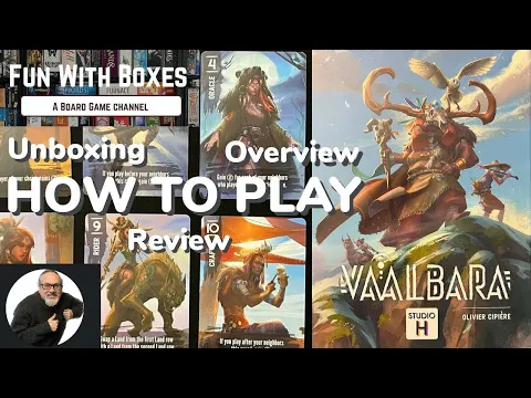 VAALBARA Board Game | from Studio H Games | Unboxing Overview and How to Play | Olivier Cipiere