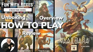 VAALBARA Board Game | from Studio H Games | Unboxing Overview and How to Play | Olivier Cipiere