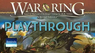 War Of The Ring Board Game | Playthrough