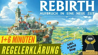 Rebirth Regeln Anleitung Regelvideo Brettspiel + Irland Kennerspiel des Jahres 2026